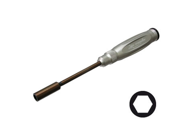Fotografie produktu: EXO TOOLS Nástrčkový maticový klíč - metrický - ALU verze 6.0 x 100mm