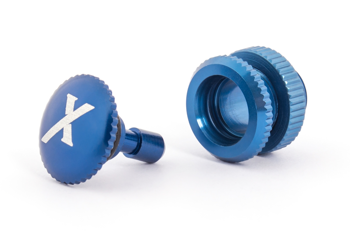 Fotografie produktu: Xessories Tankovací ventil (X logo), Modrý
