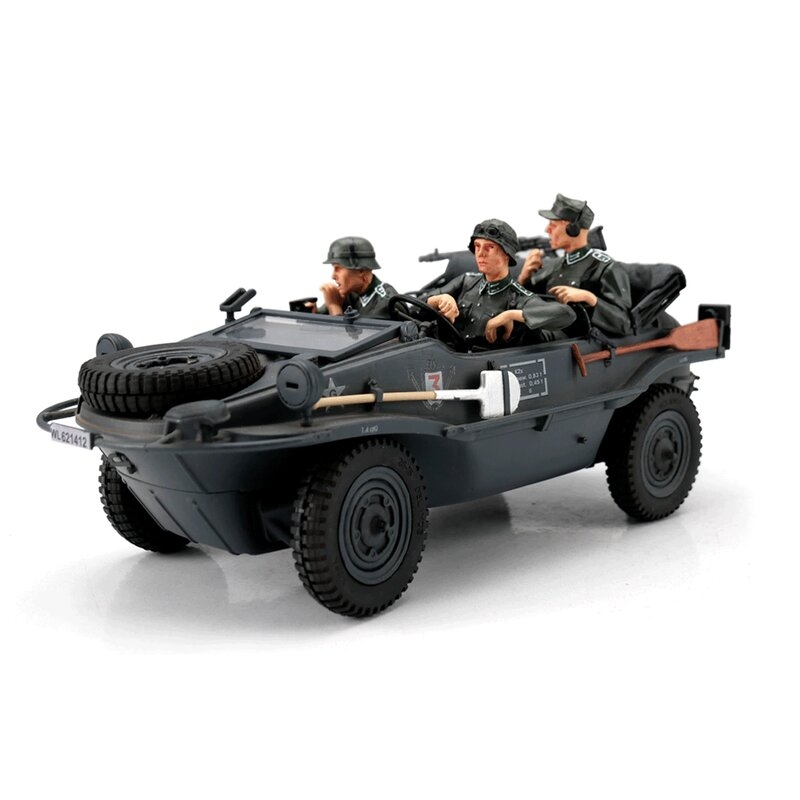 Fotografie produktu: TORRO 1/16 Schwimmwagen, sada figurek, ručně malované, 3 ks.