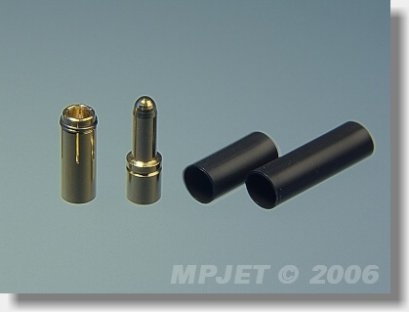 Fotografie produktu: MPJet 21022 Konektory MP JET gold 2,5 pro drát 2,5 mm2- 2 páry