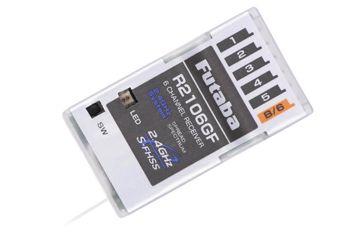 Fotografie produktu: Futaba R2106GF S-FHSS/FHSS 6k micro přijímač