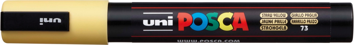 Fotografie produktu: Akrylový popisovač UNI POSCA PC-5M 1,8-2,5mm - slámově žlutá