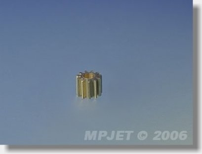 Fotografie produktu: MPJet 8203 Pastorek 9 zubů, otvor 2mm modul 0,5, pro MPJ 8202