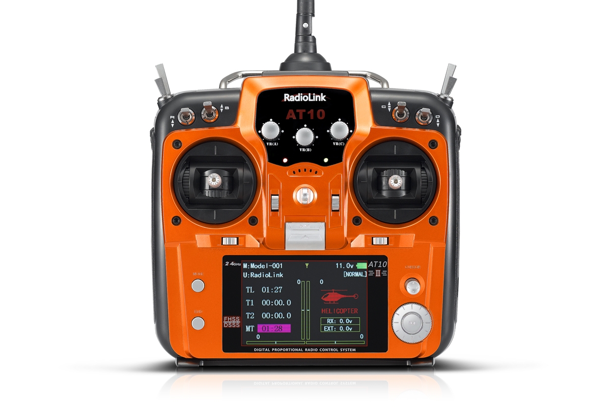 Fotografie produktu: RadioLink Vysílač AT10II s přijímačem R12DS + telem. modul