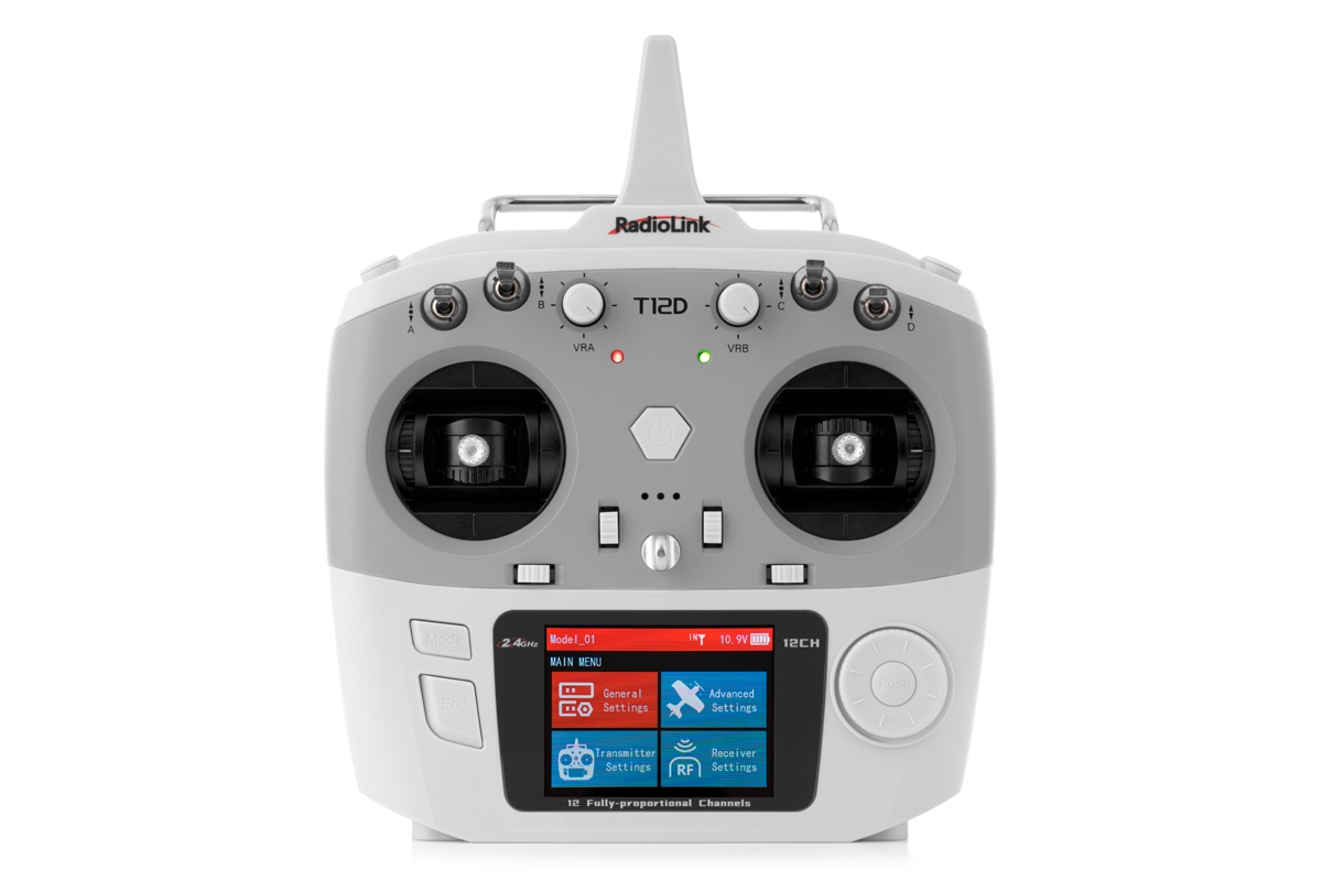 Fotografie produktu: RadioLink Vysílač T12D s přijímačem R12F