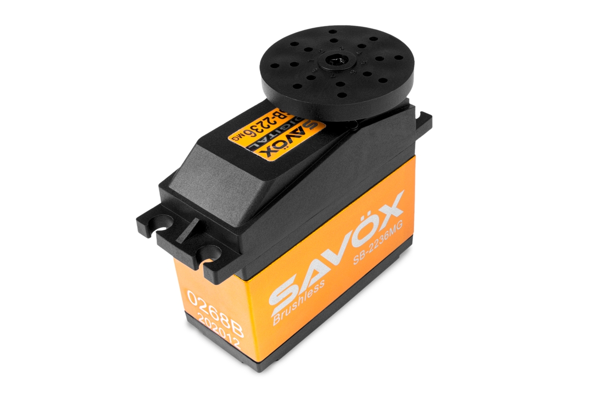 Fotografie produktu: SAVOX SB-2236MG BRUSHLESS HiVOLT Digitální servo (40kg-0,13s/60°)