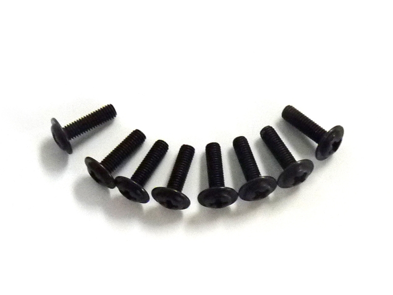 Fotografie produktu: Himoto Šroub s půlkulatou širokou hlavou 3x10 mm (8 ks)