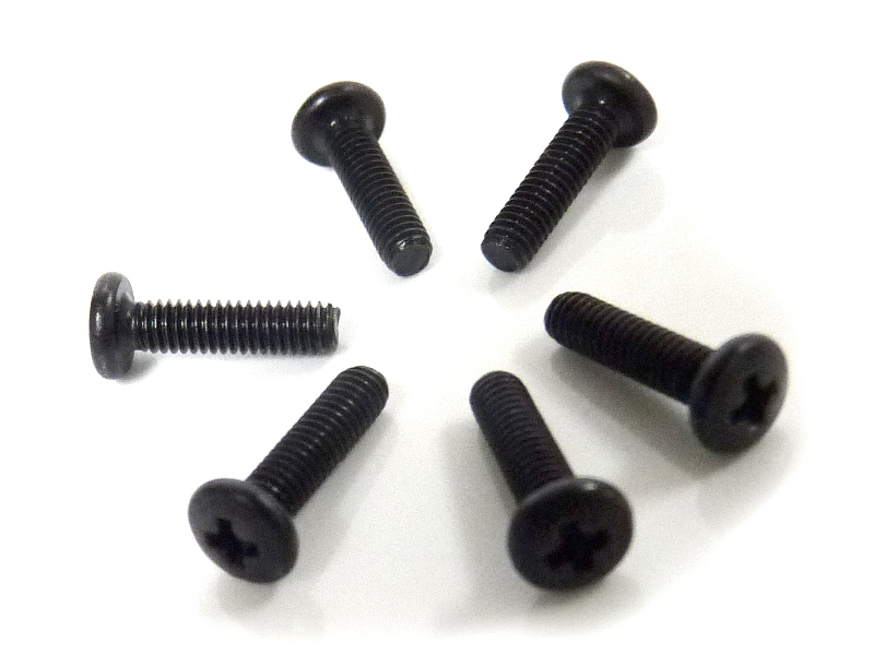 Fotografie produktu: Himoto Šroub s půlkulatou hlavou 2,5x10 mm (6 ks)