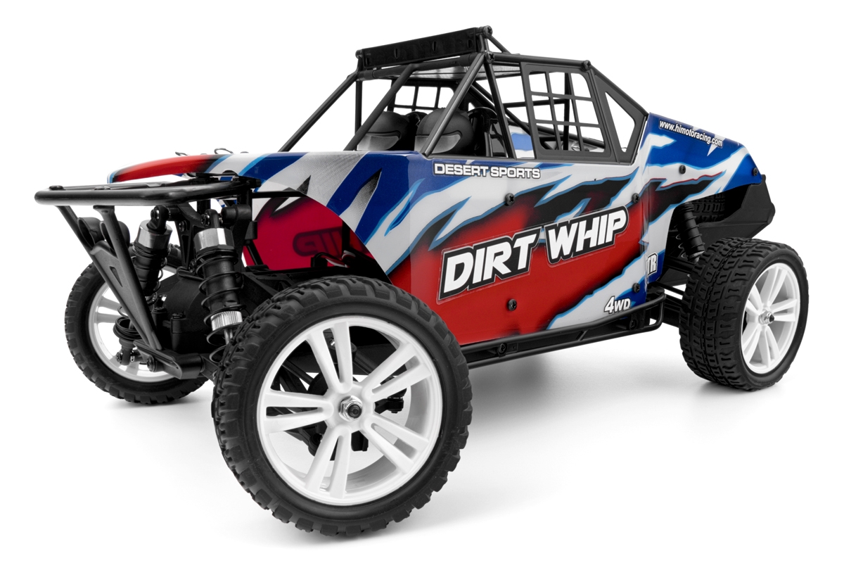 Fotografie produktu: HiMOTO 1:10 Desert Buggy DIRT WHIP 2,4 GHz RTR set, modrá/červená