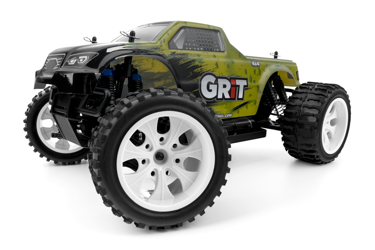 Fotografie produktu: HiMOTO 1:10 Monster Truck EMXT-1 Brushless 2,4 GHz RTR set, žlutá