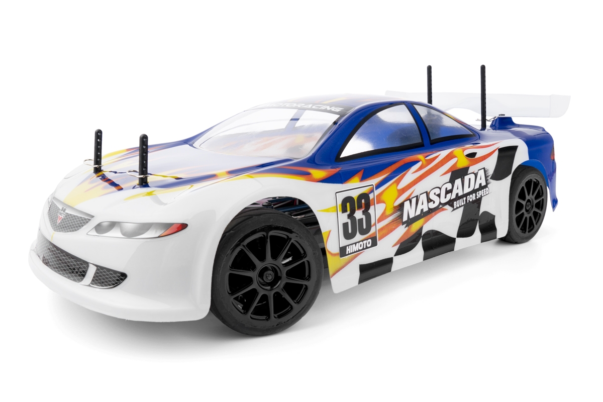 Fotografie produktu: HiMOTO 1:10 Onroad NASCADA Brushless 2,4 GHz RTR set, modrá