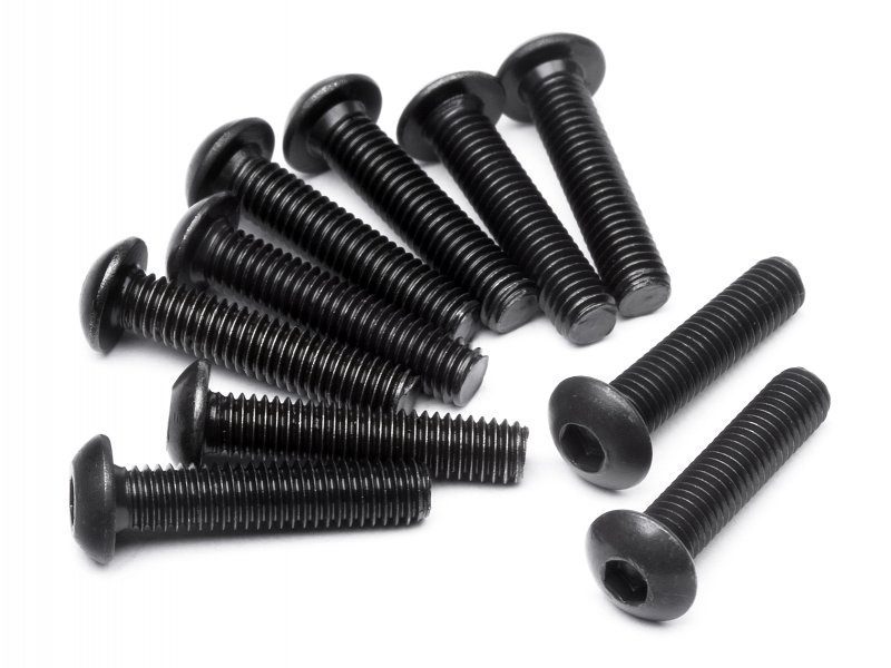 Fotografie produktu: HPI Šroub imbus s půlkulatou hlavou M3x14mm 10ks