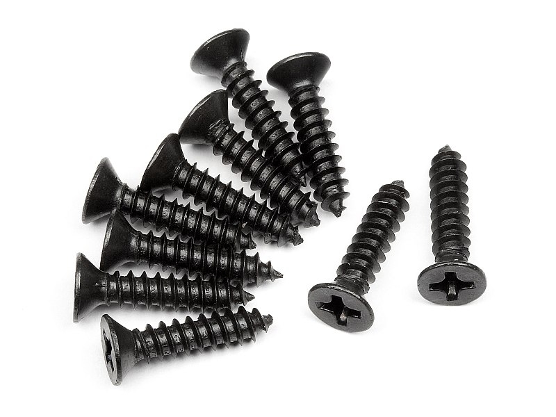 Fotografie produktu: HPI Samořezné šrouby se záp. hlavou M3x14mm (10ks)