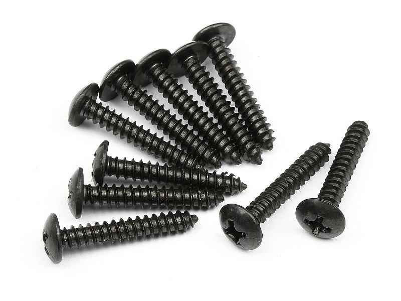 Fotografie produktu: HPI Samořezné šrouby s kul. hlavou M3x19mm (10ks)