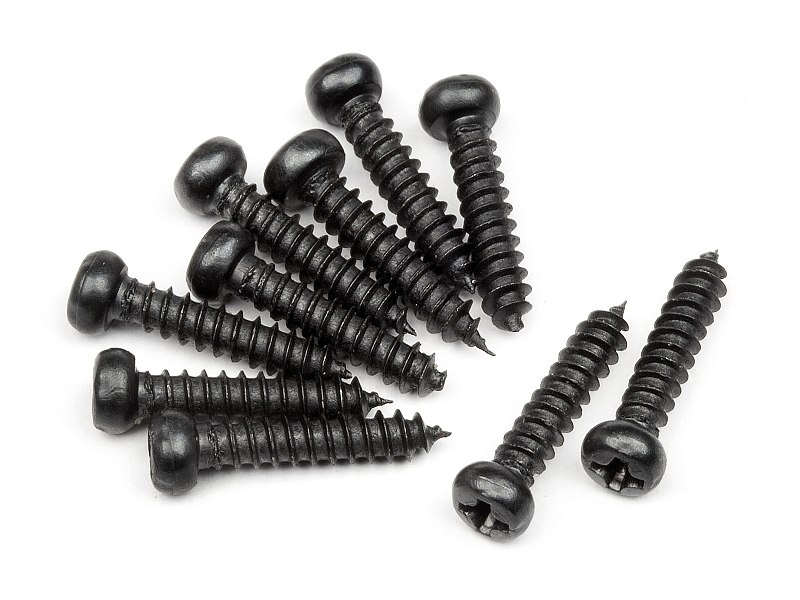 Fotografie produktu: HPI Samořezné šrouby s kul. hlavou M2,6x12mm (10ks)