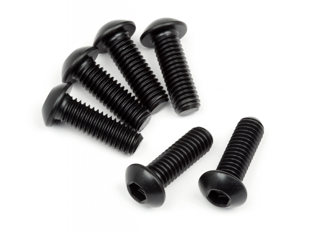 Fotografie produktu: HPI Button Head Screw M6X18Mm (Hex Socket) (6Pcs)