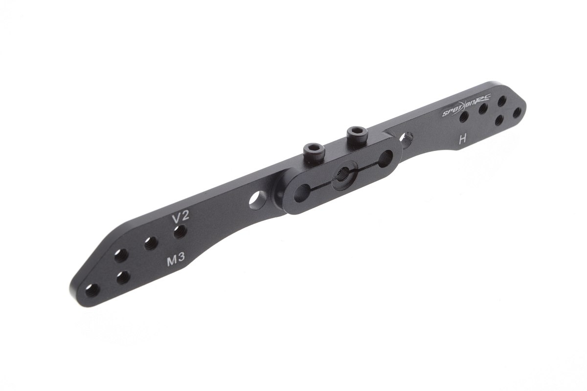 Fotografie produktu: SpotOnRC Servo páka 114mm oboustranná 24zubů (černá), pro serva H