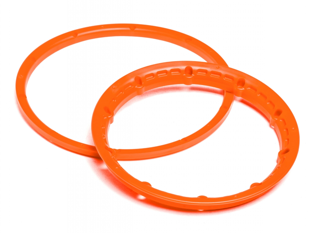 Fotografie produktu: HPI Heavy Duty Wheel Bead Lock Rings Orange/F. 2 Wheel