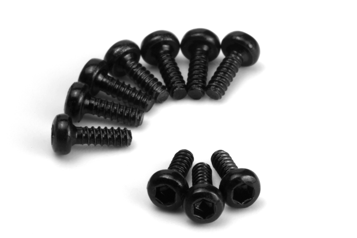 Fotografie produktu: HPI Samořezné imbusové šroubky s kulatou hlavou M1.7x5mm (10 ks)