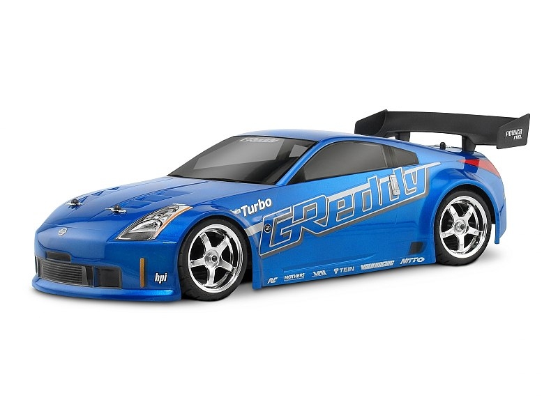 Fotografie produktu: HPI Karoserie čirá Nissan 350Z Greddy twin turbo (190 mm)