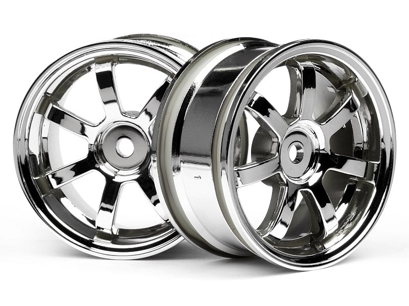 Fotografie produktu: HPI Disky MAG7 26mm chromové ( 0mm OFF SET)