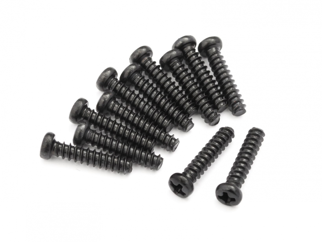 Fotografie produktu: Blackzon Samořezný šroub s půlkulatou hlavou PBHO 2,6x12mm 12ks