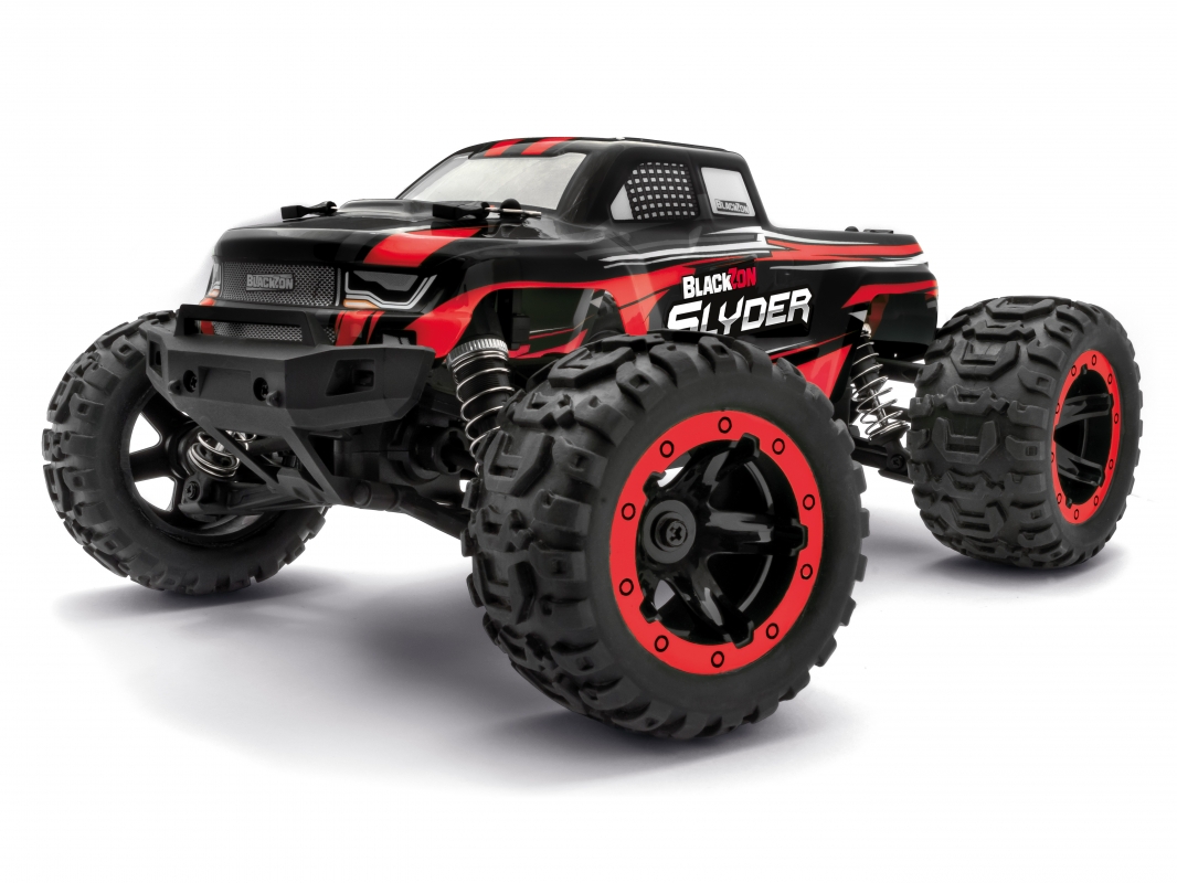 Fotografie produktu: Blackzon Slyder MT Monster Truck 1/16 RTR - Červený