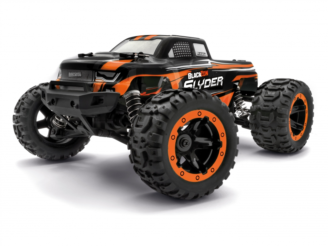Fotografie produktu: Blackzon Slyder MT Monster Truck 1/16 RTR - Oranžový