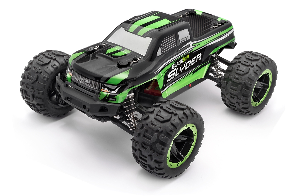 Fotografie produktu: Blackzon Slyder MT Monster Truck 1/16 RTR - Zelený