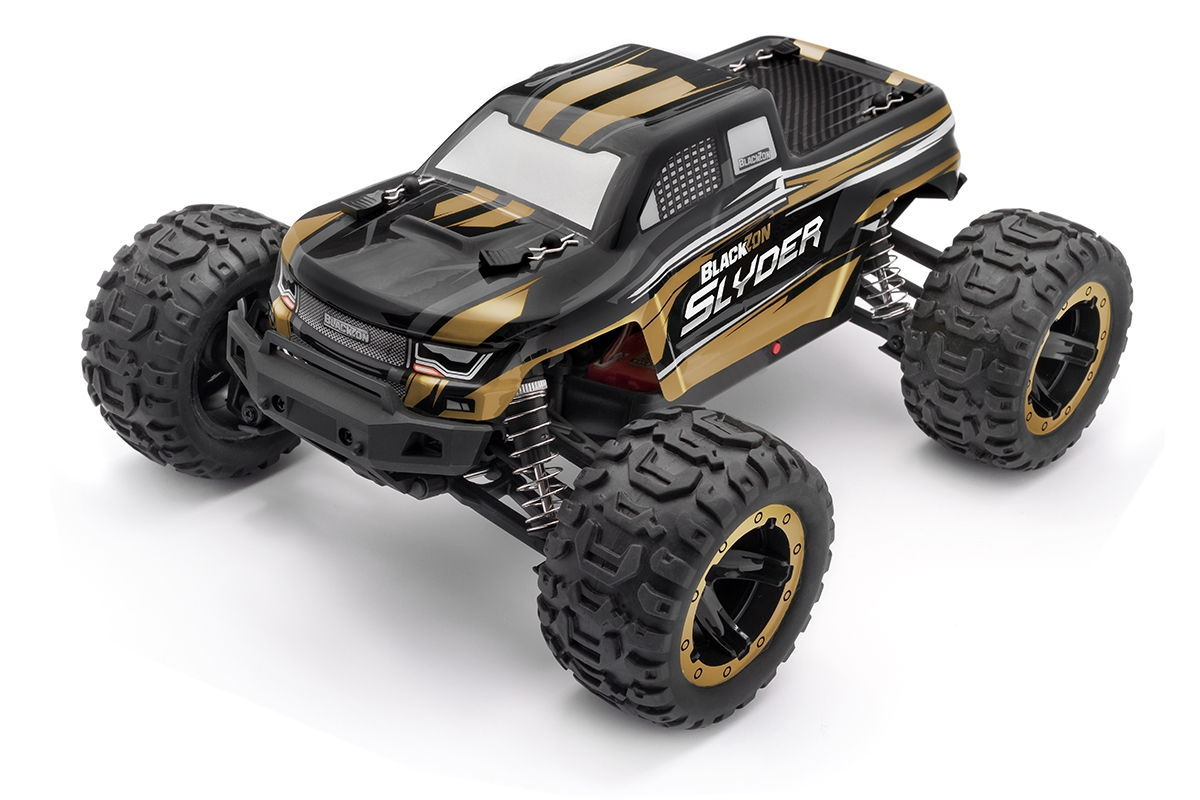 Fotografie produktu: Blackzon Slyder MT Monster Truck 1/16 RTR - Zlatý