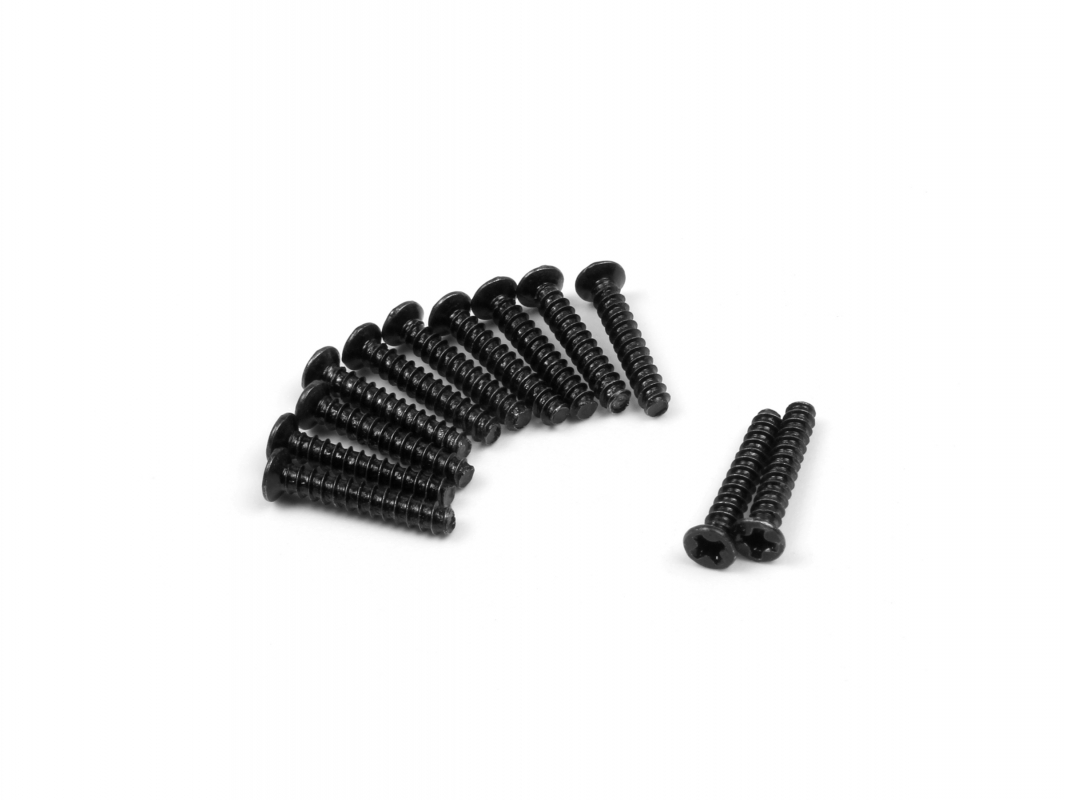 Fotografie produktu: Blackzon Samořezné šroubky s obráceným závitem KBHO2x12mm (12ks) Smyter