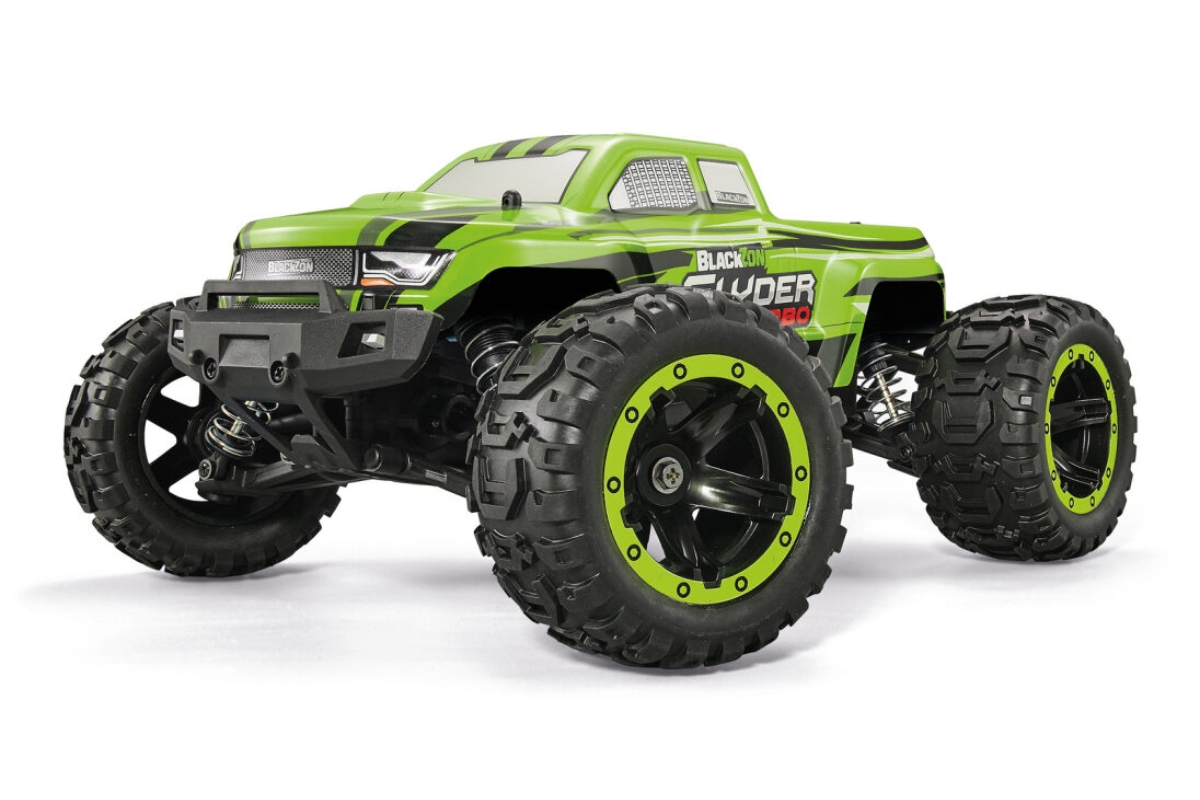 Fotografie produktu: Blackzon Slyder MT Turbo Brushless Monster Truck 1/16 RTR - Zelený
