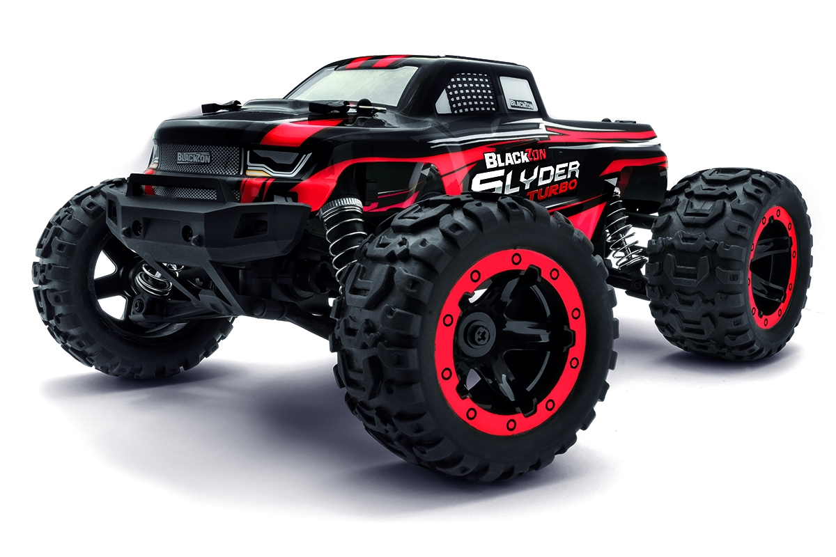 Fotografie produktu: Blackzon Slyder MT Turbo 1/16 4WD 2S Brushless - Červený