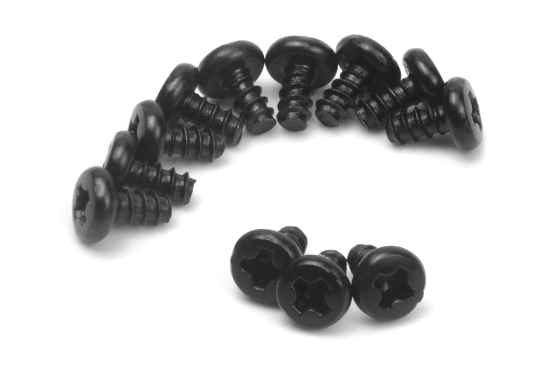 Fotografie produktu: Blackzon Samořezné šroubky s kulatou hlavou PBH02x4 mm
