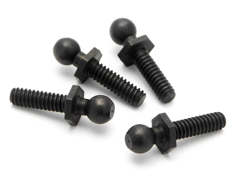 Fotografie produktu: HPI Kulička kloubku 4,3x20mm (4-40/černé/4ks)