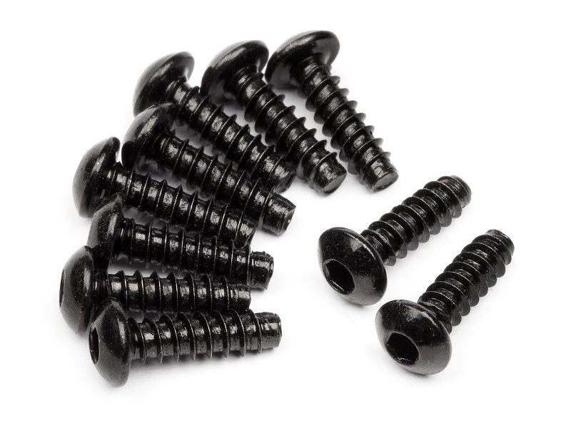 Fotografie produktu: HPI Samořezný imbus šroub s půlkulatou hlavou M3x10mm 10ks