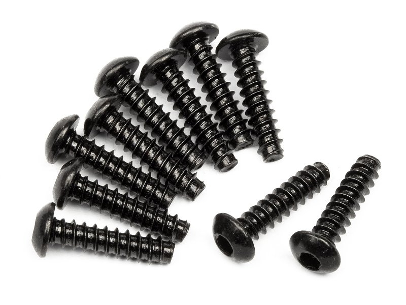 Fotografie produktu: HPI Samořezný imbus šroub s půlkulatou hlavou M3x12mm 10ks