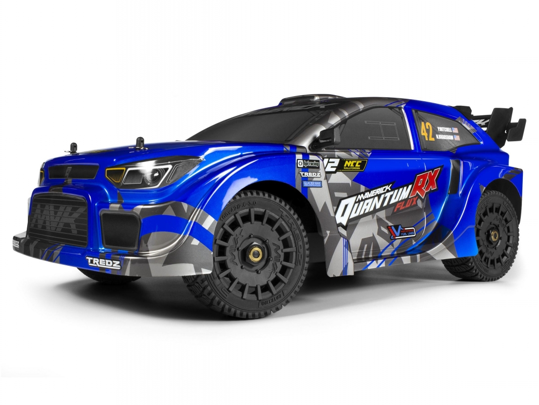 Fotografie produktu: Maverick QuantumRX Flux 4S 1/8 4WD Rally Car - Modrý