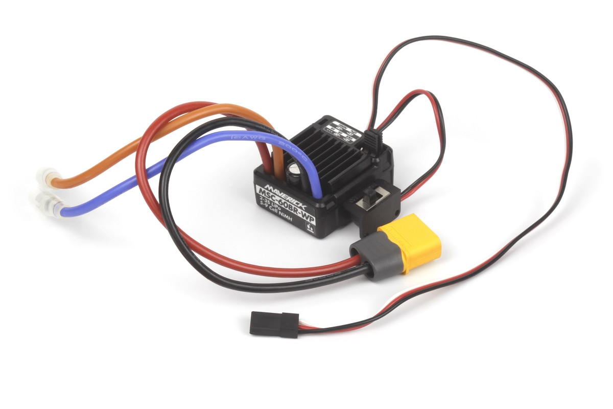 Fotografie produktu: Maverick Regulátor MSC-60BR-WP 60A s konektorem XT60