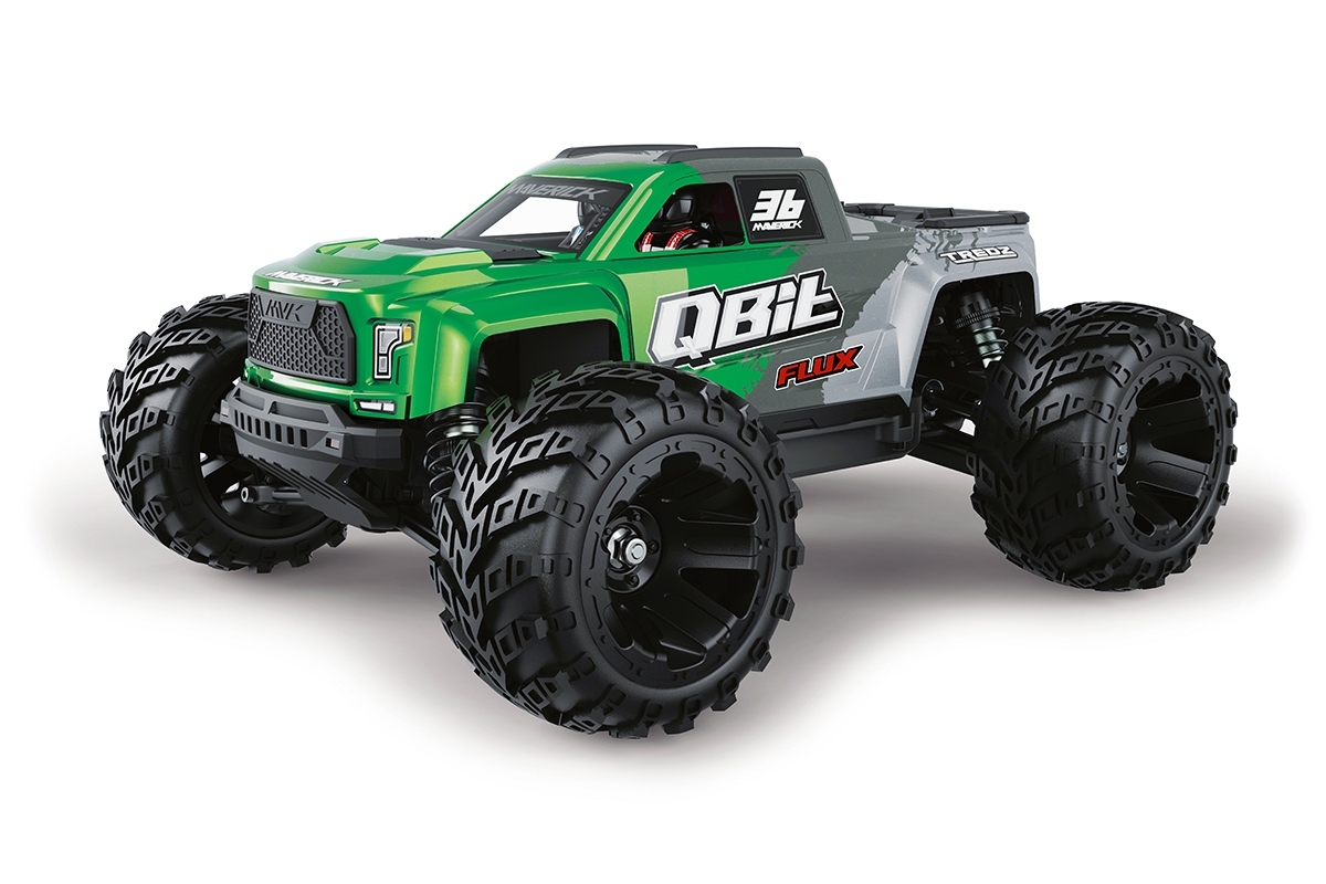 Fotografie produktu: Maverick Qbit MT Flux 1/16th Monster Truck - Zelený