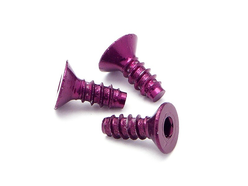 Fotografie produktu: HPI Samořezný šroub se záp. hlavou 3 X 8mm, 5ks (PURPLE)