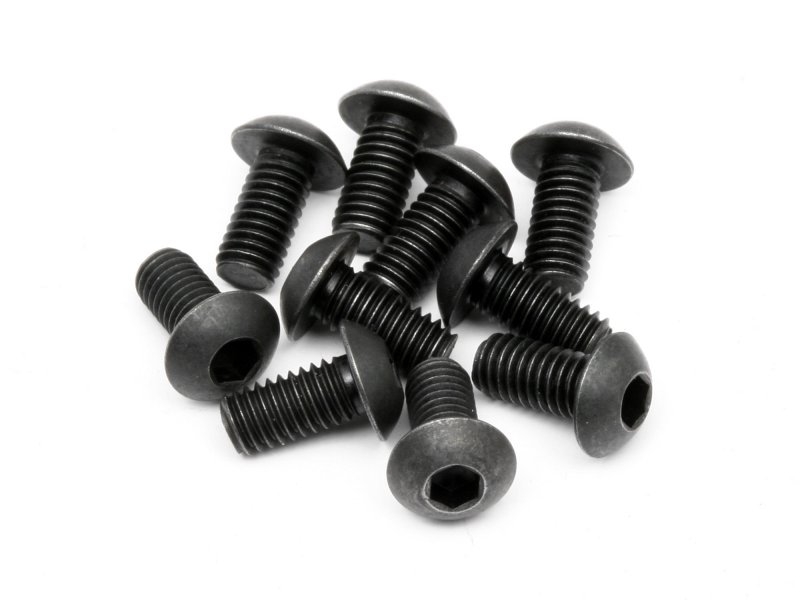 Fotografie produktu: HPI Imbusový šroub s půlkulatou hlavou M3x6mm (10ks)