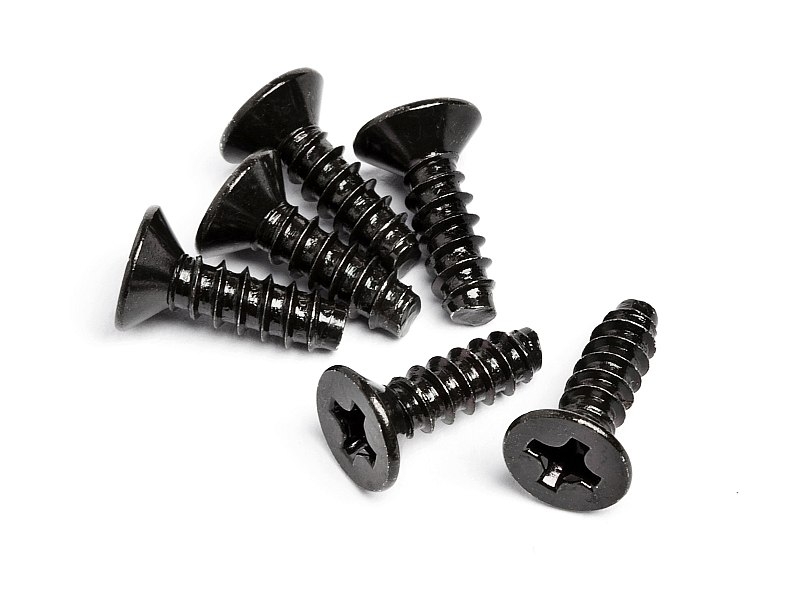 Fotografie produktu: HPI Samořezný šroub se záp. hlavou M3x10mm (6ks)