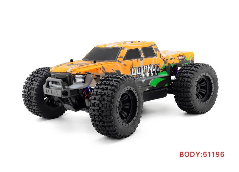 Fotografie produktu: HSP Octane PRO 1/10 2,4 GHz Brushless Monster Truck, Oranžový