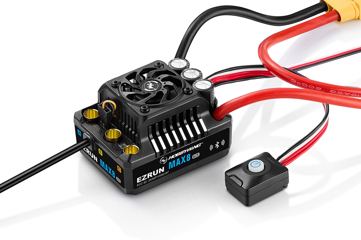 Fotografie produktu: HOBBYWING EZRUN MAX8 G2S 160A regulátor