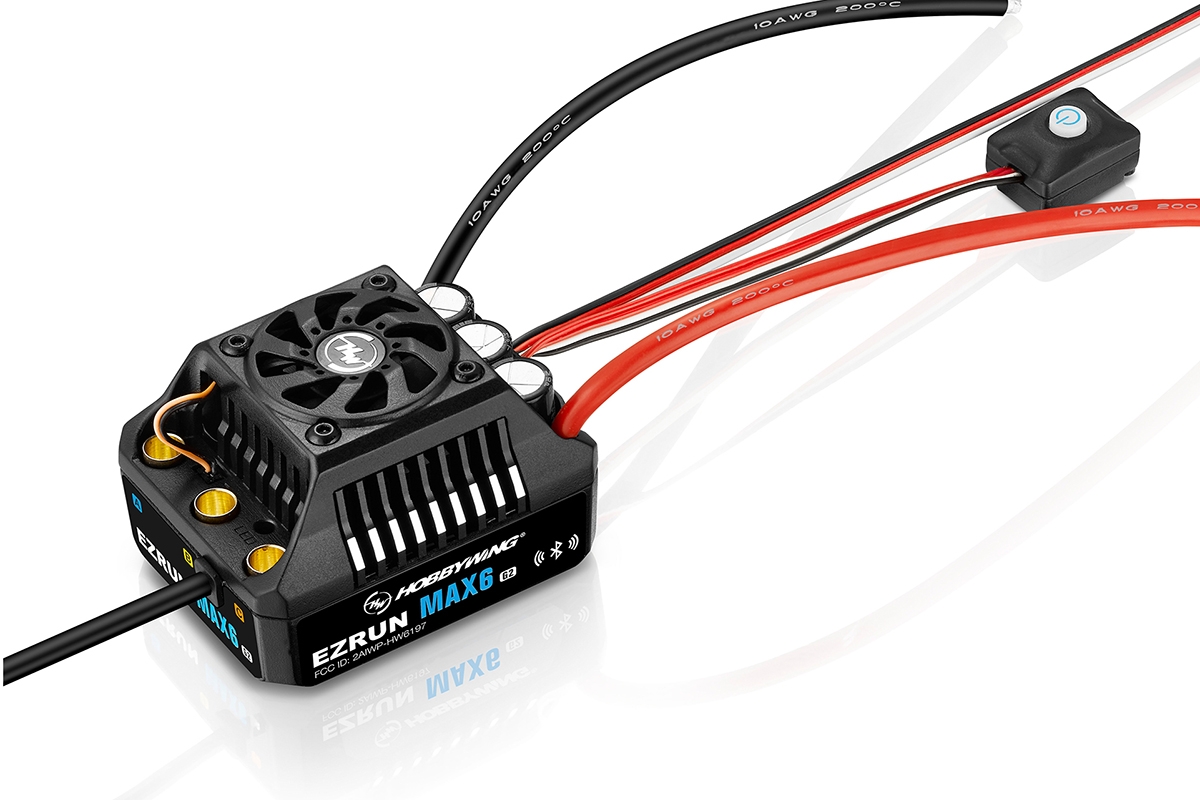 Fotografie produktu: HOBBYWING EZRUN MAX6 G2 200A regulátor