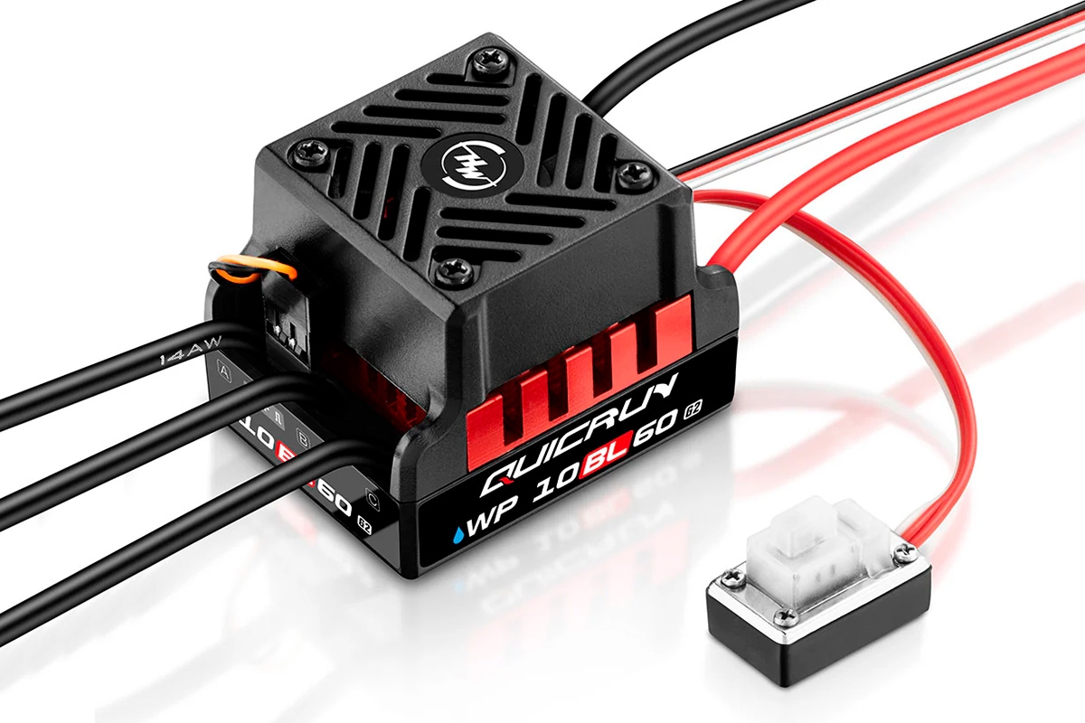 Fotografie produktu: HOBBYWING QuicRun WP 10BL60 G2 bezsenzorový vodotěsný regulátor 60A