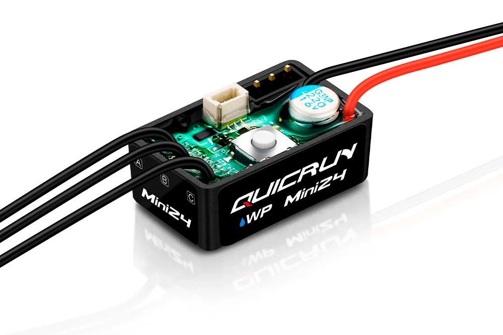 Fotografie produktu: HOBBYWING QUICRUN WP MINI24 bezsenzorový regulátor 25A