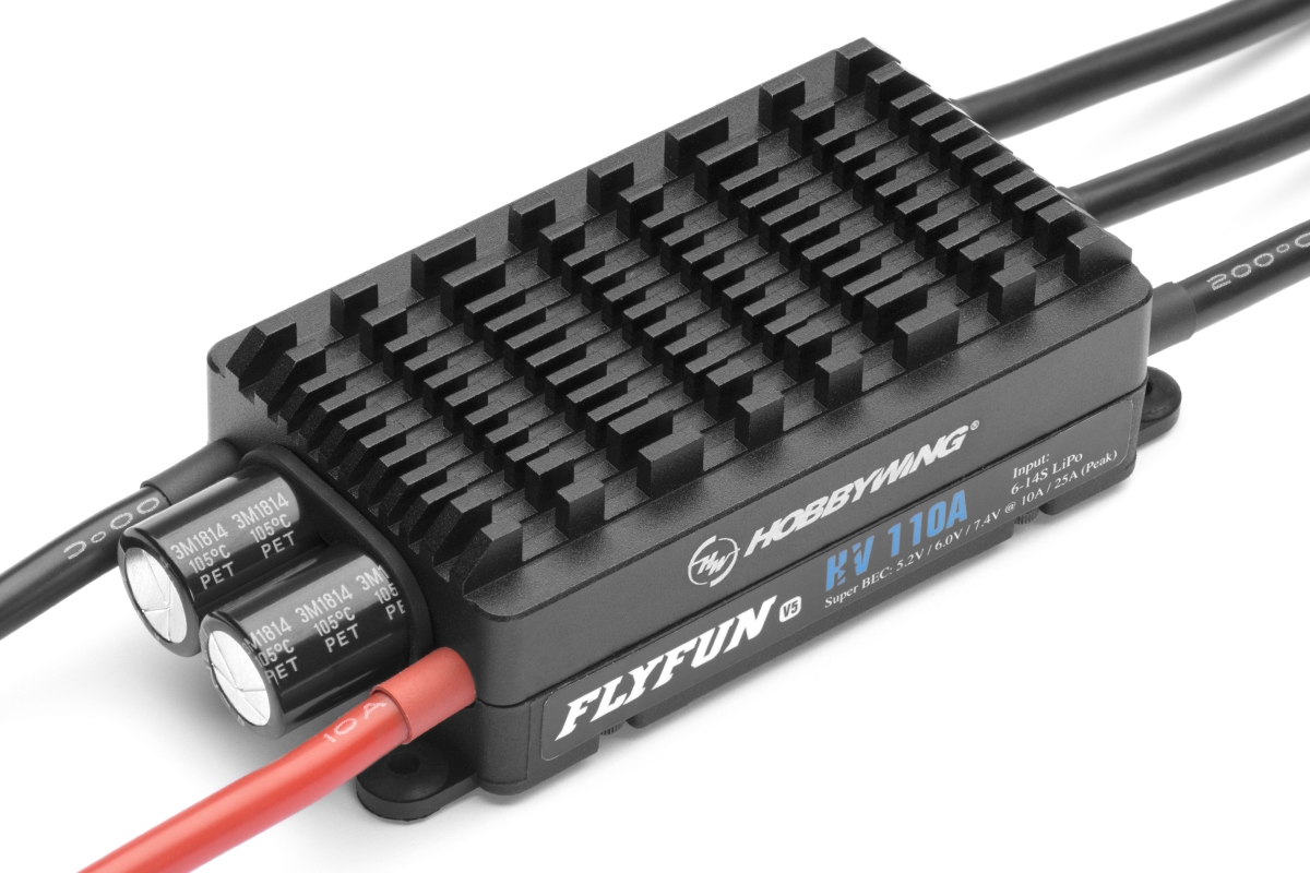 Fotografie produktu: HOBBYWING FLYFUN-110A-HV-SBEC-V5
