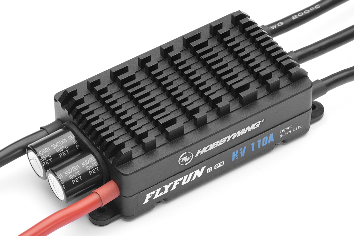 Fotografie produktu: HOBBYWING FLYFUN-110A-HV-OPTO-V5